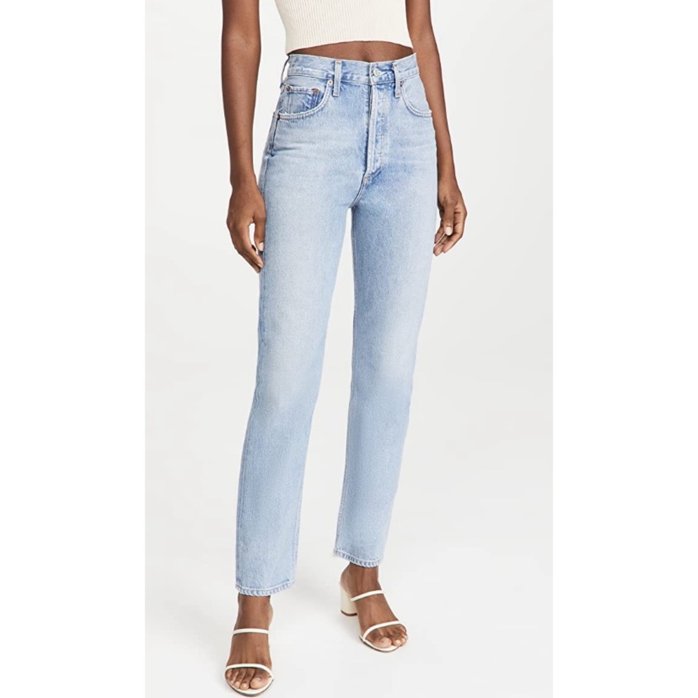 AGOLDE 90’s Pinch Waist High Rise Straight Jeans